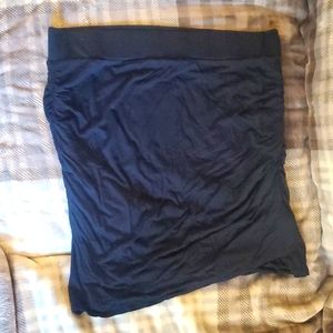 Banana Republic Navy Ruched Skirt